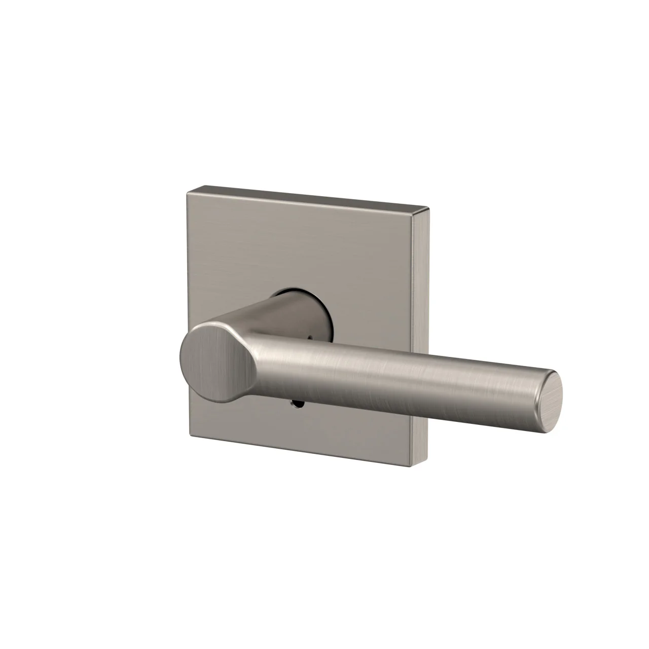 Schlage Custom Broadway Matte Black with Collins Trim Combined Interior Door Lever - Image 3
