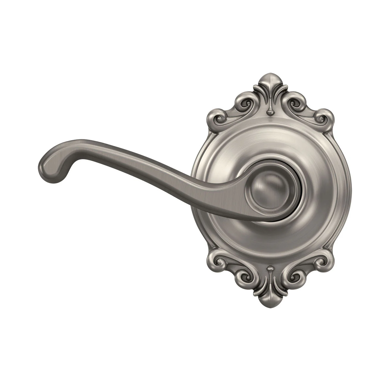 Schlage Flair Aged Bronze Passage Hall/Closet Door Lever with Brookshire Trim - Image 3