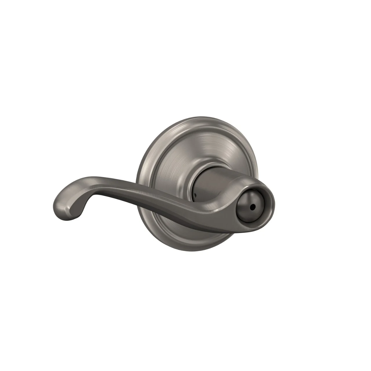 Schlage Flair Bright Brass Privacy Bed/Bath Door Lever