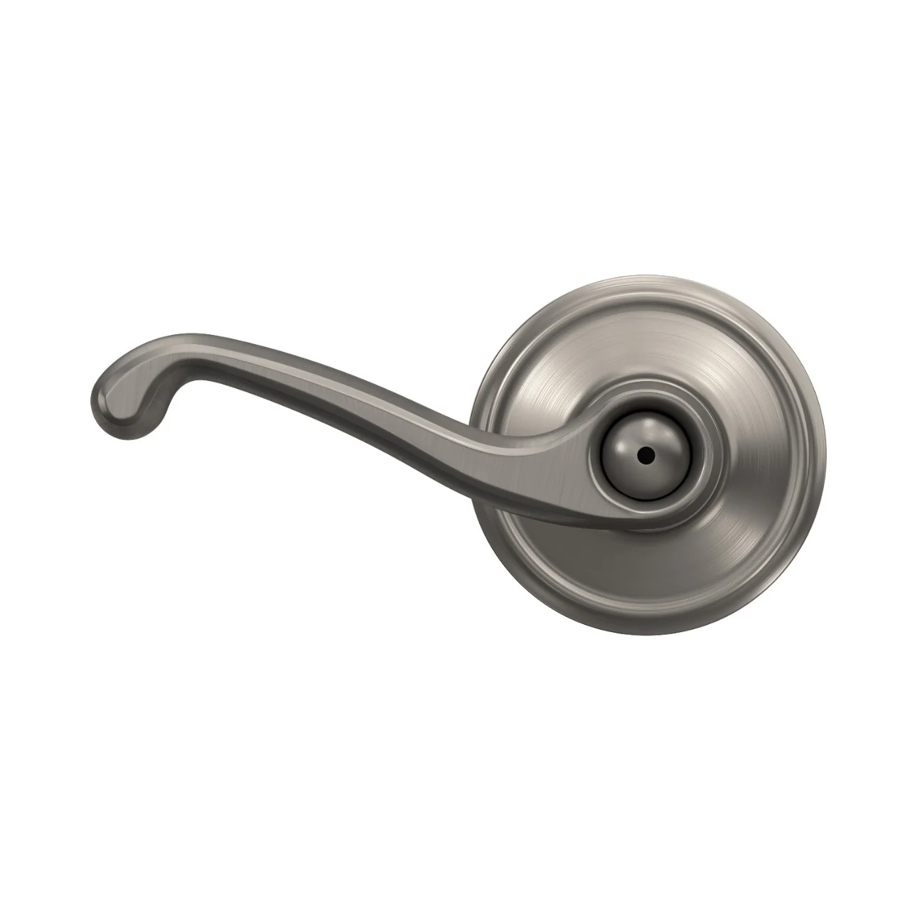 Schlage Flair Bright Brass Privacy Bed/Bath Door Lever - Image 2