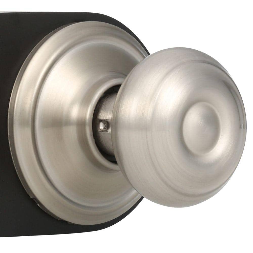 Schlage Georgian Satin Nickel Passage Hall/Closet Door Knob, F10 V GEO 619 - Image 2