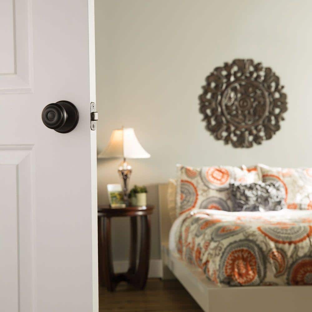 Schlage Georgian Satin Nickel Passage Hall/Closet Door Knob, F10 V GEO 619 - Image 4
