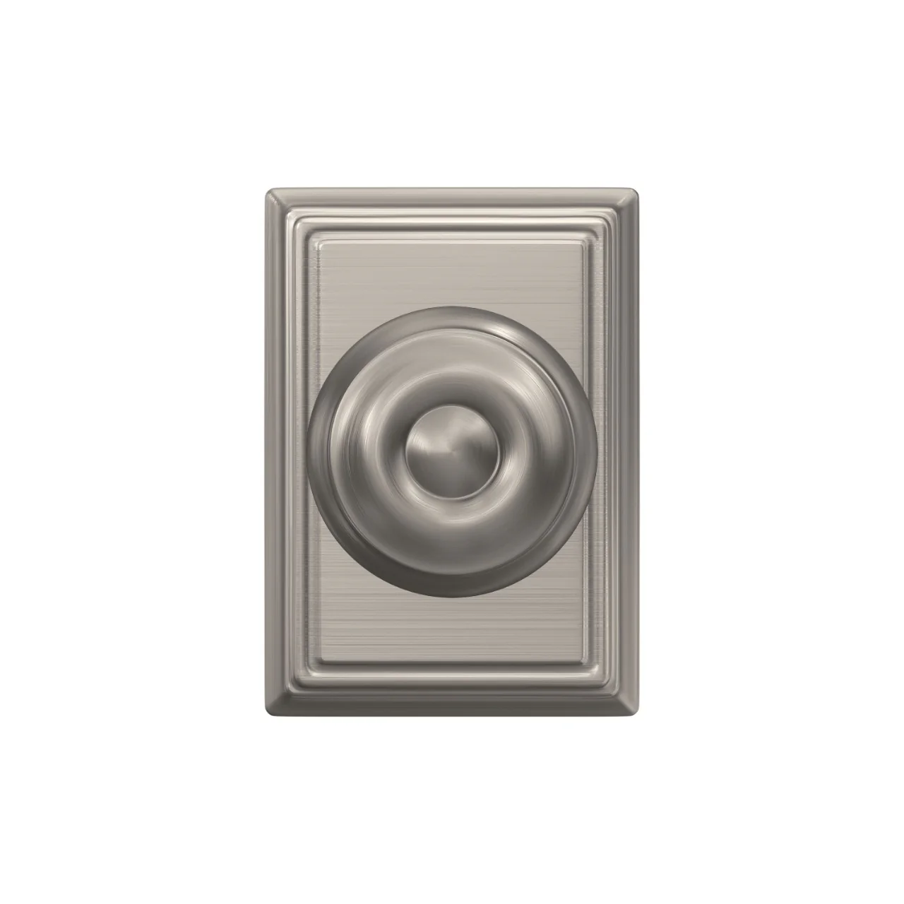 Schlage Georgian Satin Nickel Passage Hall/Closet Door Knob with Addison Trim - Image 2