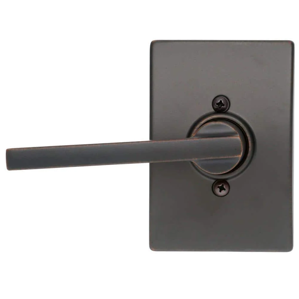 Schlage Latitude Aged Bronze Dummy Door Lever with Century Trim - Image 2