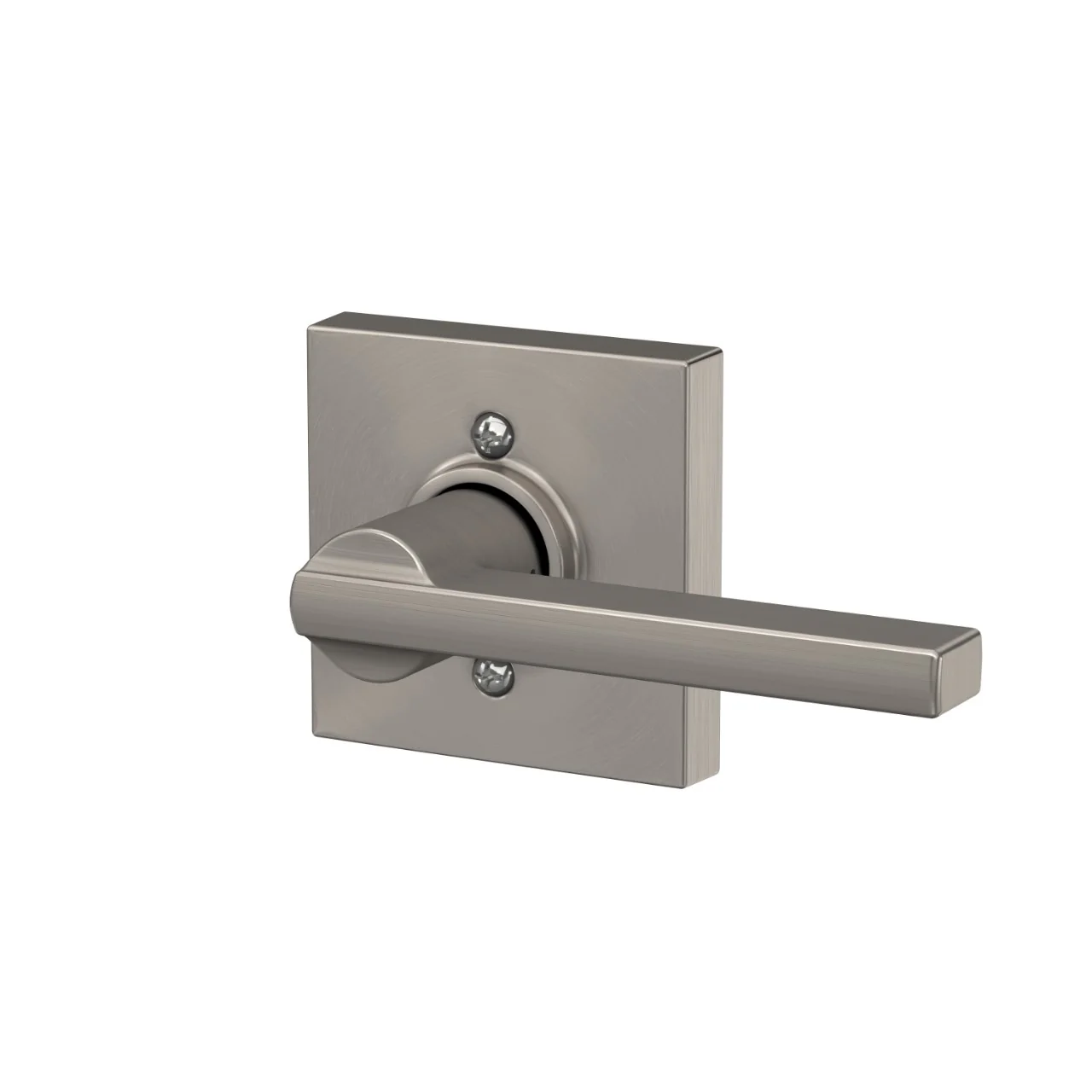 Schlage Latitude Satin Nickel Dummy Door Lever - Image 3