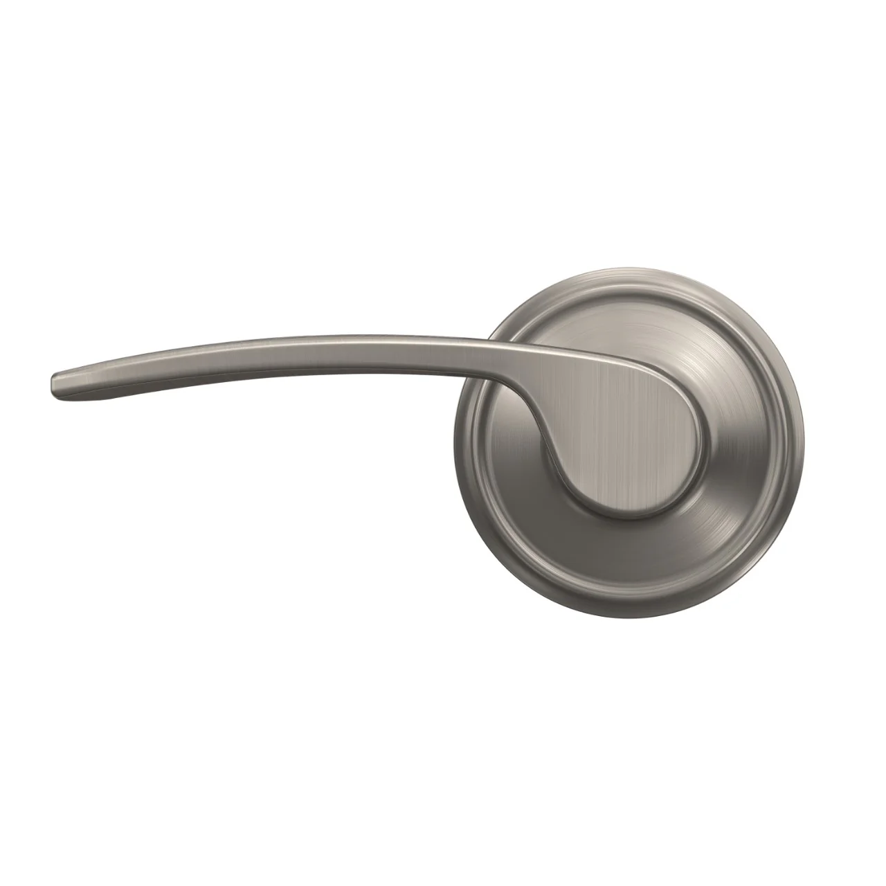 Schlage Merano Satin Nickel Passage Hall/Closet Door Lever - Image 2