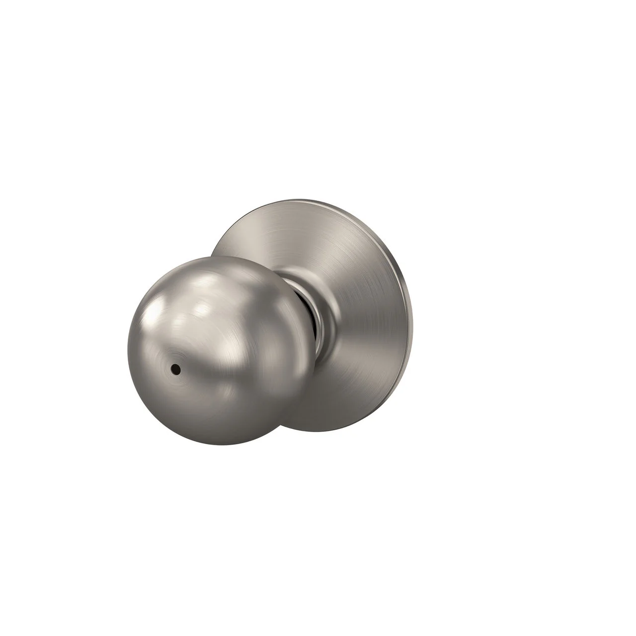 Schlage Orbit Privacy Bed/Bath Door Knob in Satin Chrome - Image 3