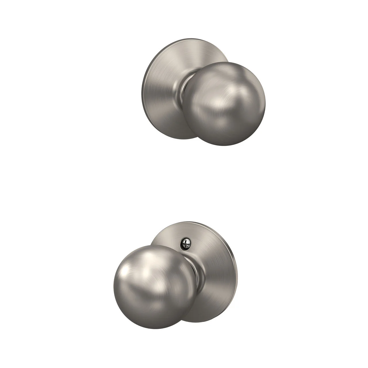 Schlage Orbit Series Satin Chrome Passage Hall/Closet Door Knob - Image 4
