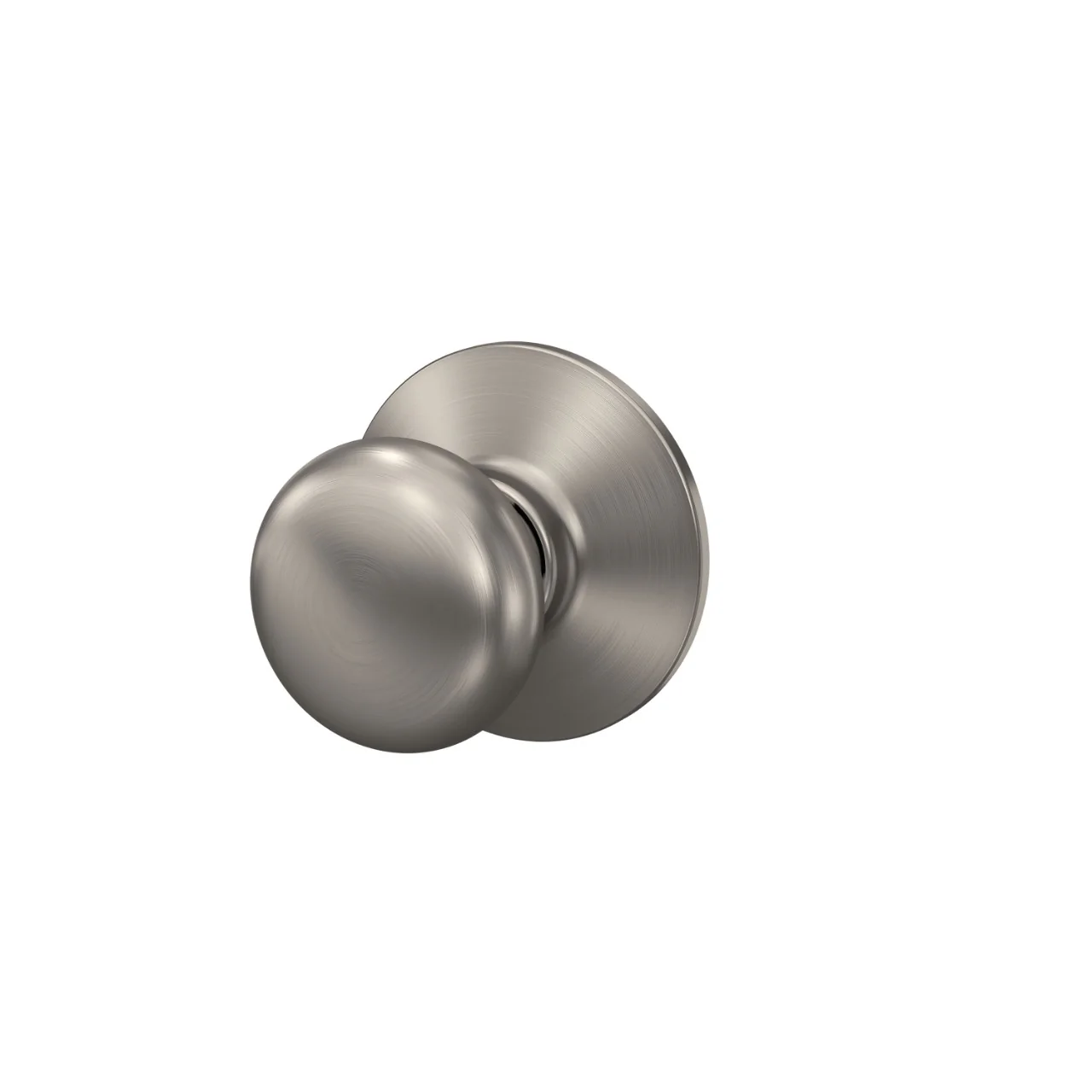 Schlage Plymouth Series Bright Brass Passage Hall/Closet Door Knob - Image 3
