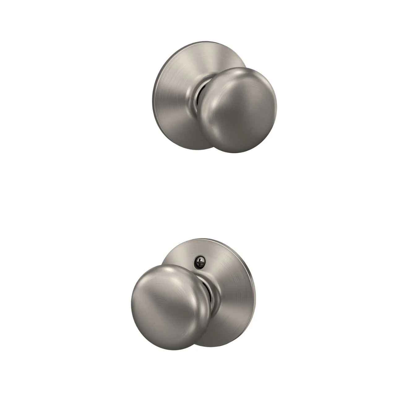 Schlage Plymouth Series Bright Brass Passage Hall/Closet Door Knob - Image 4