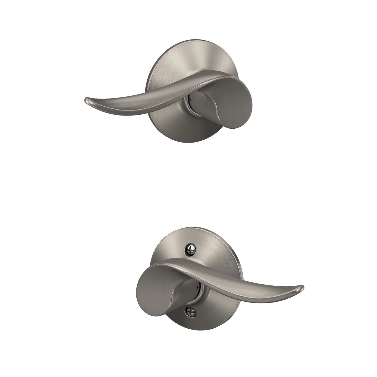 Schlage Sacramento Satin Nickel Passage Hall/Closet Door Lever - Image 4