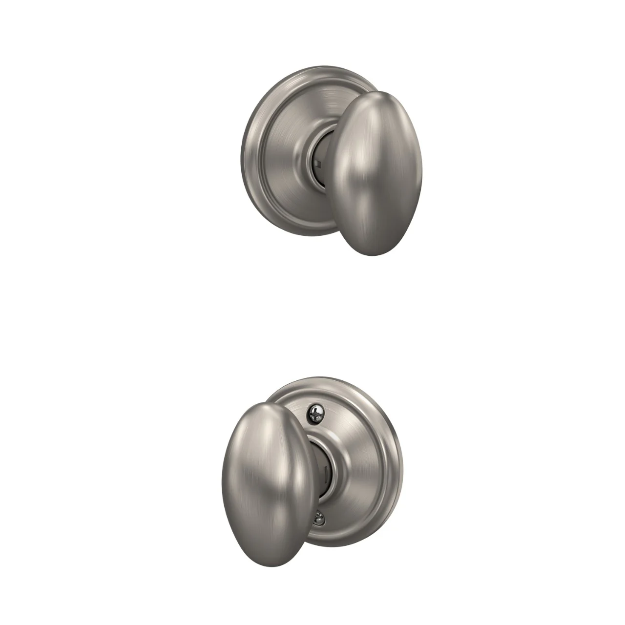 Schlage Siena Aged Bronze Passage Hall/Closet Door Knob with Wakefield Trim - Image 4