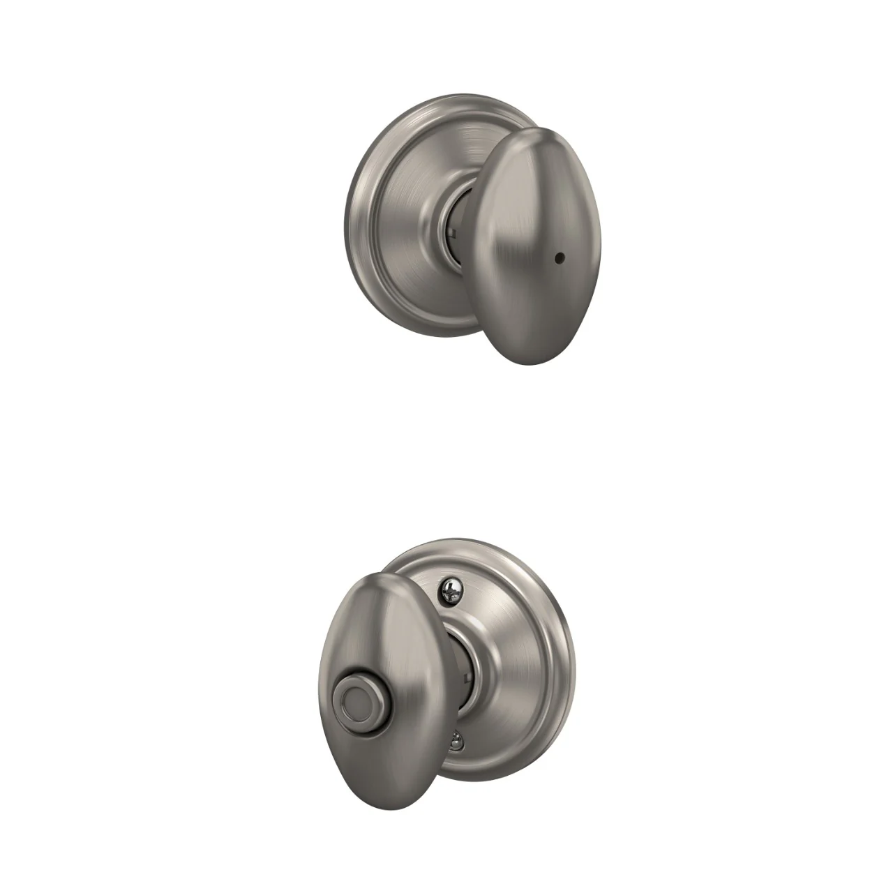 Schlage Siena Aged Bronze Privacy Bed/Bath Door Knob - Image 4