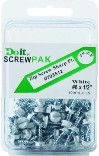 Scroo #8 x 1/2-in Hex Head Self-Drilling Screws, GS Blue (100-Pack) - Image 2