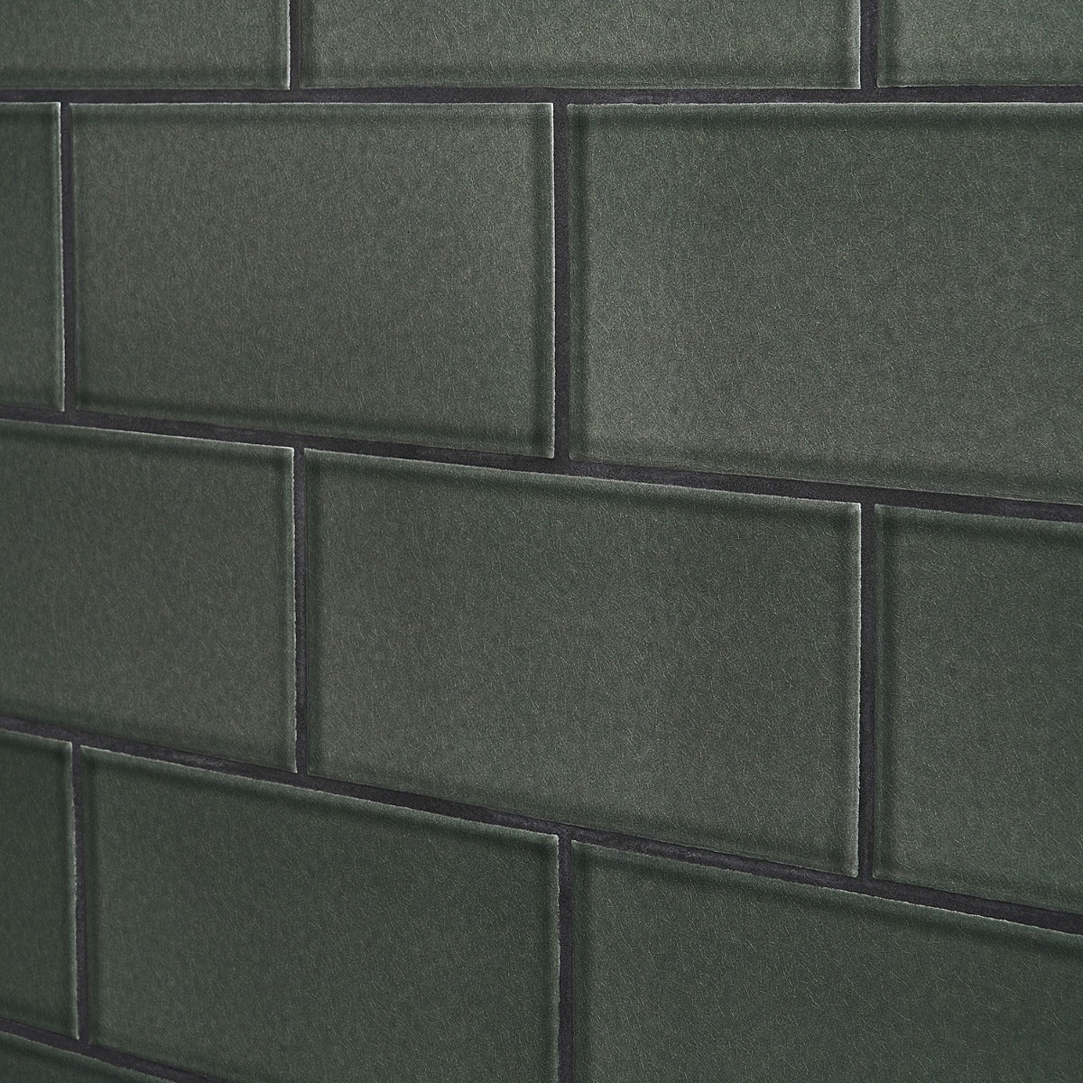 Seaside Ash Gray Crackled Glossy Ceramic Tile - 4x8 - Image 4