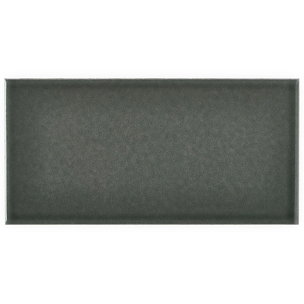 Seaside Ash Gray Crackled Glossy Ceramic Tile - 4x8 - Image 6