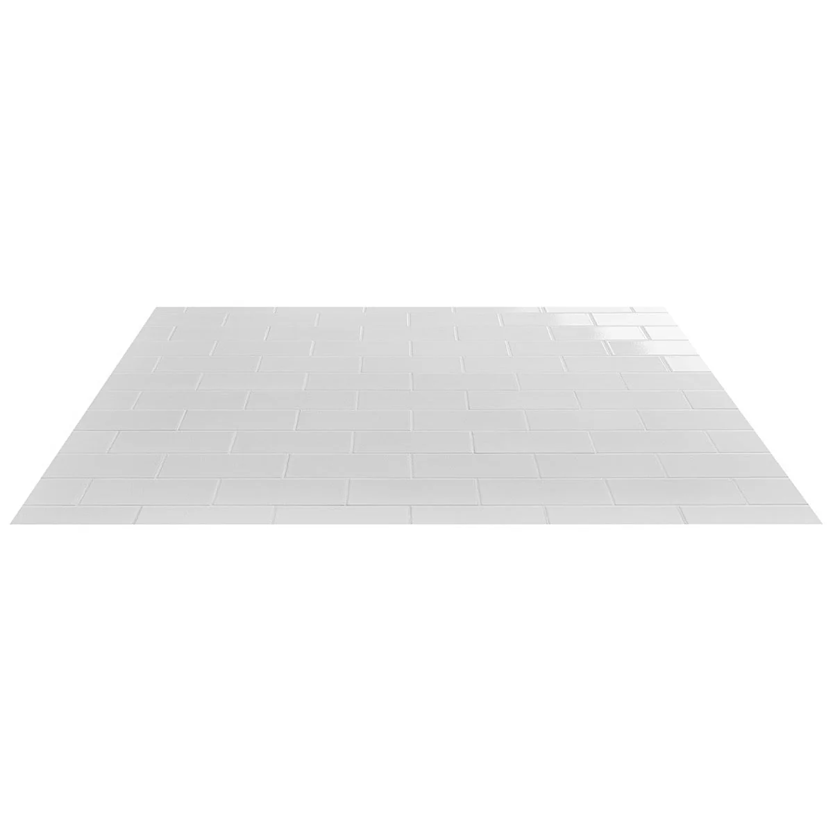 Seaside Cotton White Crackled Glossy Ceramic Tile - 4x8 - Image 7