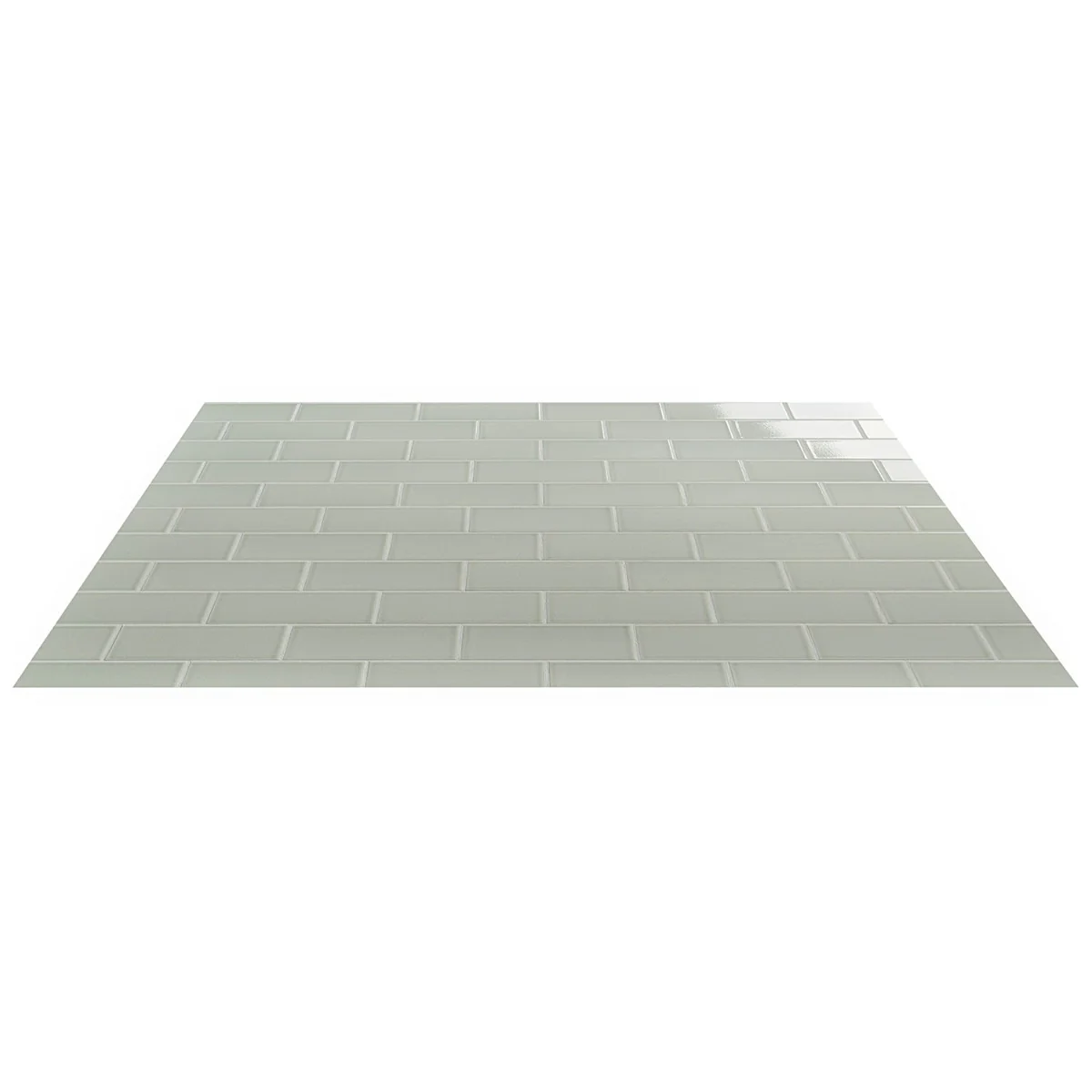 Seaside Fern Green 4x8 Crackled Glossy Ceramic Tile - Lux Tile - Image 8