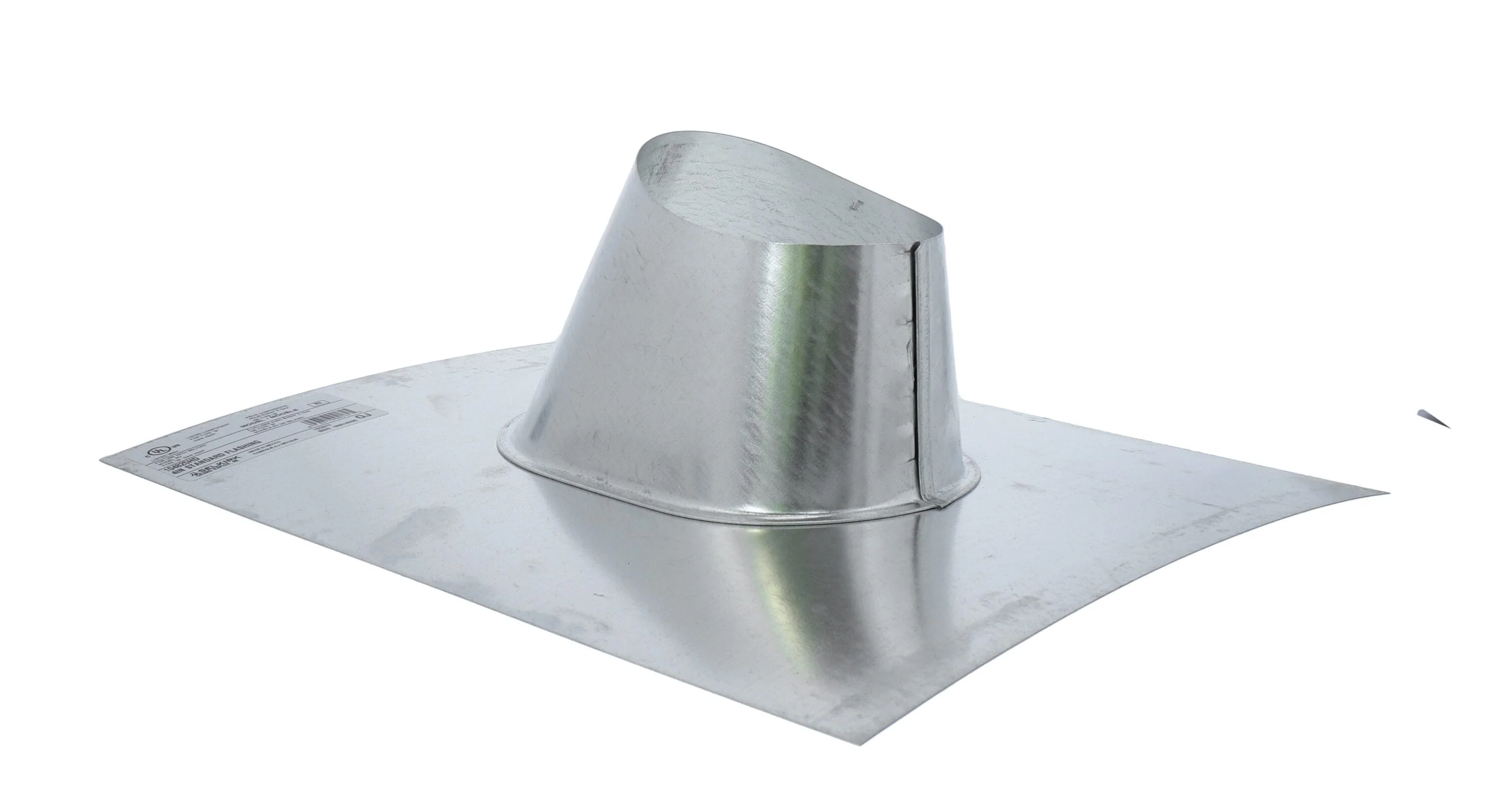 Selkirk Gas Vent Flashing, 16-in W x 13-in L, Silver 28-Gauge Galvanized Steel Step Flashing - Image 3