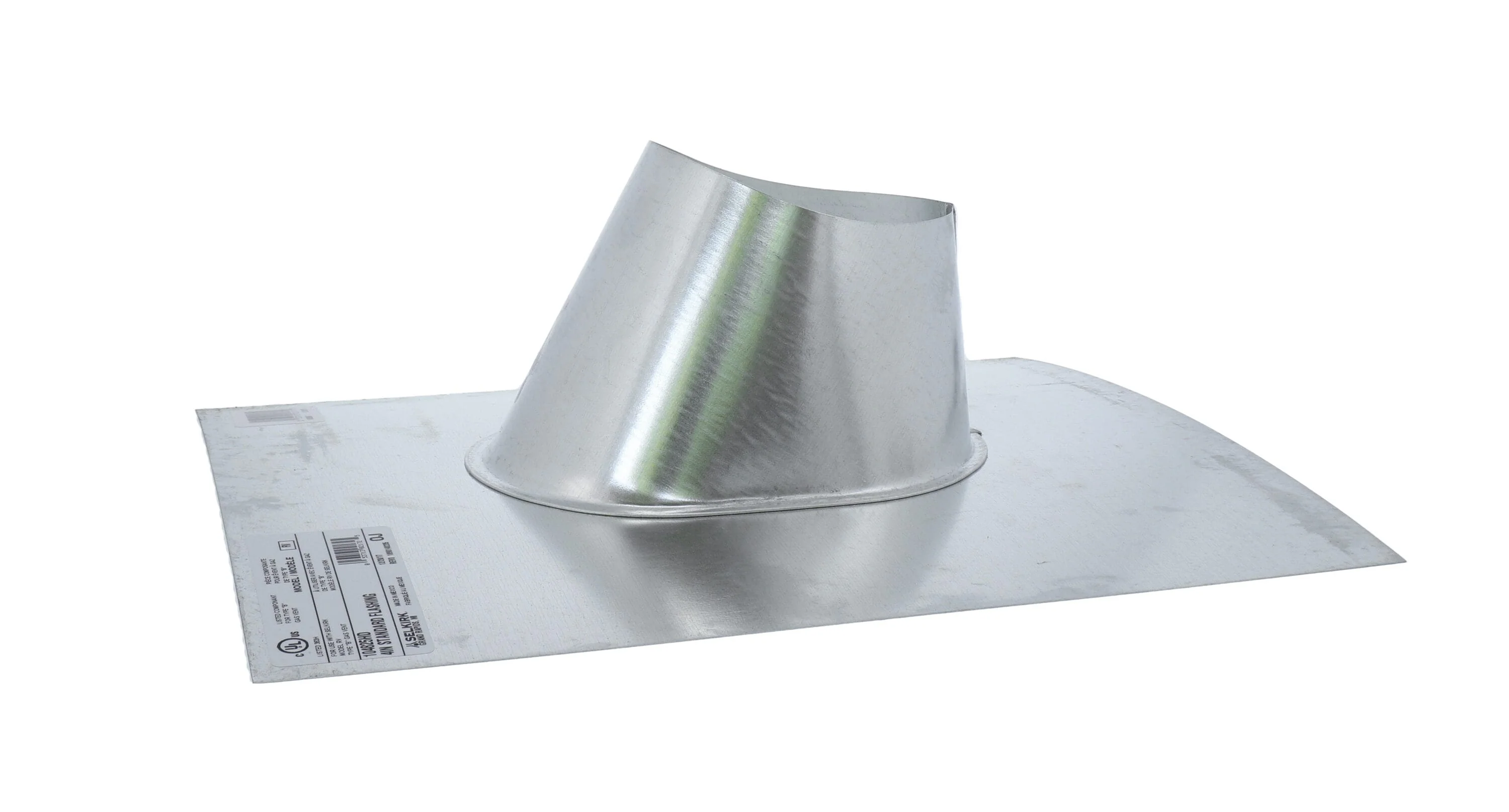 Selkirk Gas Vent Flashing, 16-in W x 13-in L, Silver 28-Gauge Galvanized Steel Step Flashing - Image 5