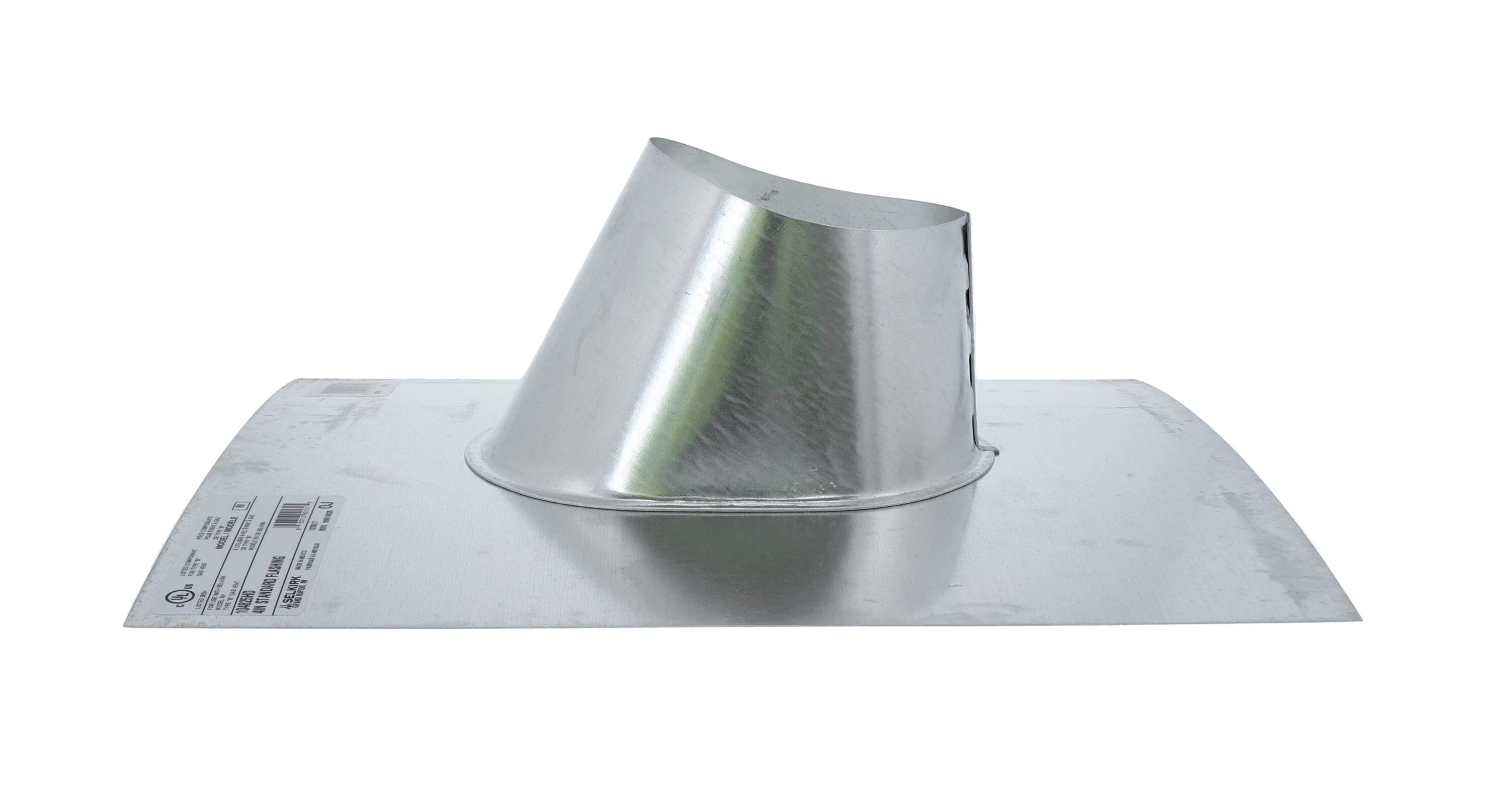 Selkirk Gas Vent Flashing, 17-in W x 15-in L, Silver 28-Gauge Galvanized Steel Step Flashing - Image 2
