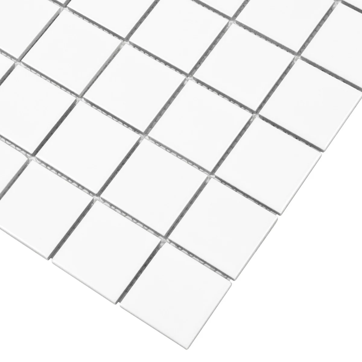 Serenity White 2x2 Matte Porcelain Mosaic Tile - Durable and Stylish - Image 3