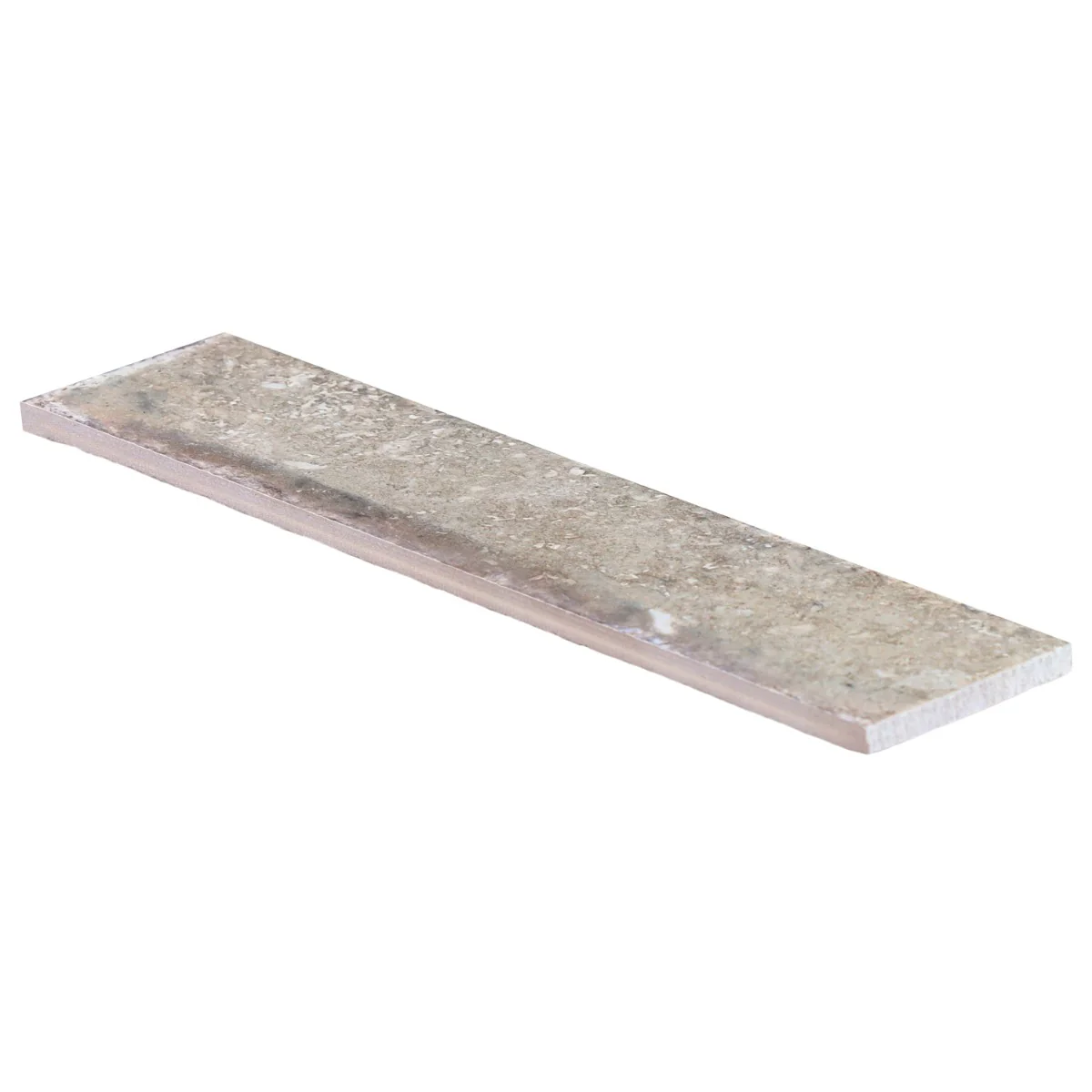 Seville Efeso Gray 3x12 Porcelain Subway Tile - Travertine Look - Image 8