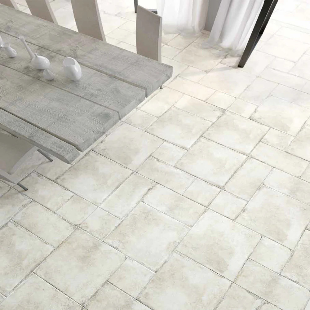 Seville Olimpia White 12x24 Matte Porcelain Tile - Travertine Look - Image 8