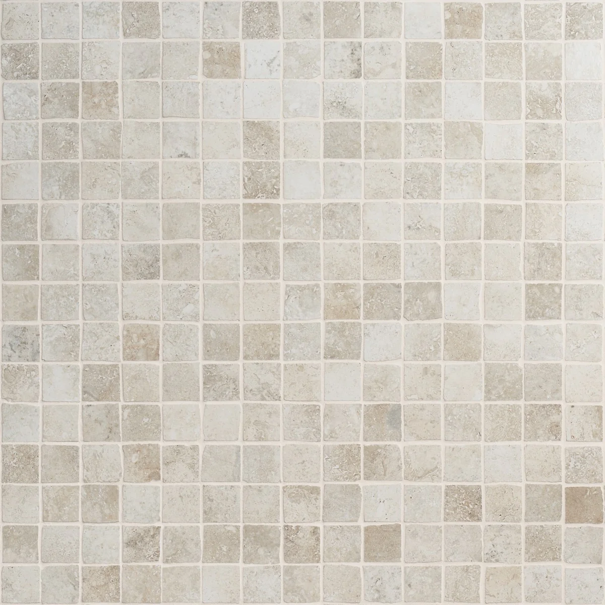 Seville Olimpia White 2x2 Porcelain Mosaic Tile - Travertine Look - Image 4