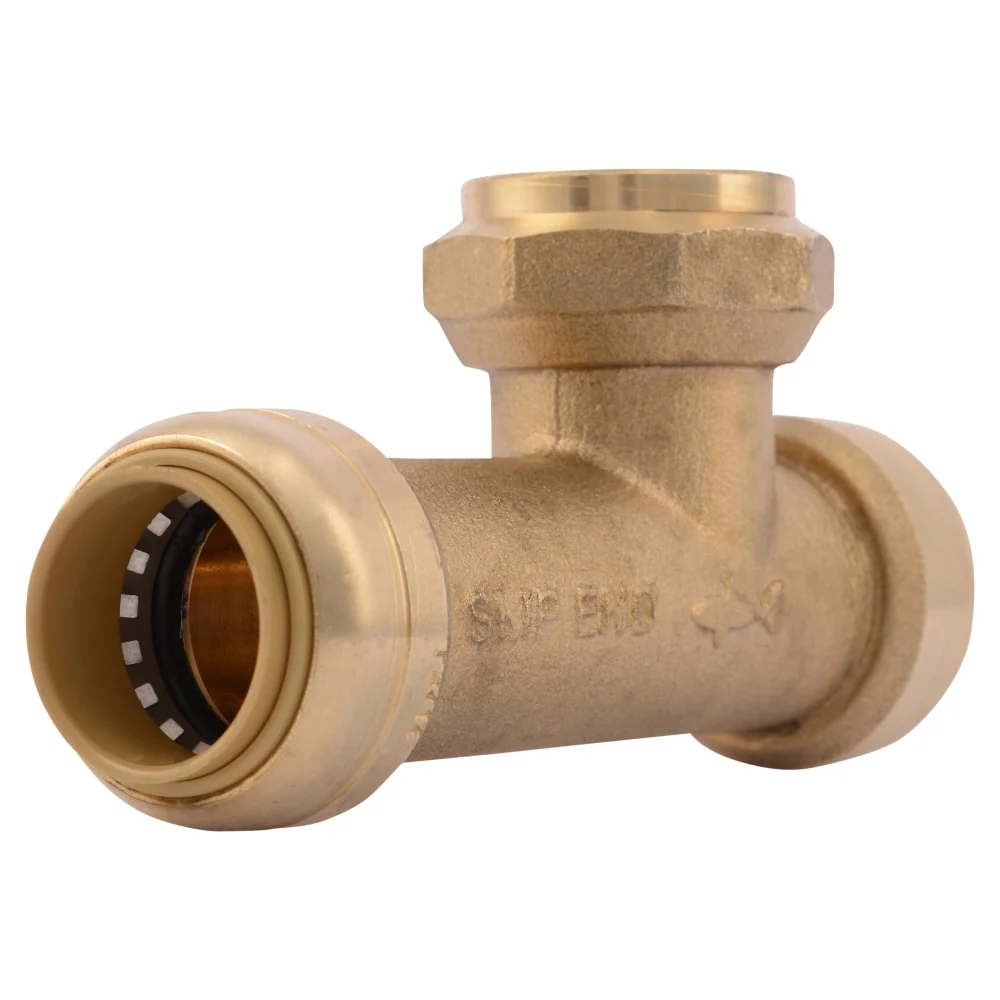 SharkBite 3/4-in Push-to-Connect x 3/4-in Push-to-Connect x 3/4-in dia Expansion Tank Tee Push Fitting