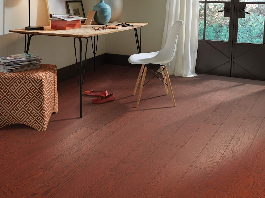 Shaw Albright Oak 5 in. Wide Smooth Engineered Red Oak Hardwood Flooring, 23.66 sq. ft. per Carton - Image 8