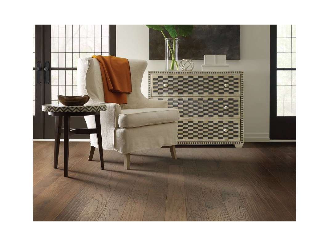 Shaw Pebble Hill 5" Handscraped Engineered Hickory Hardwood Flooring, 3/8" Thick, 5" Wide Planks – 3‑Ply – 23.66 sq ft/Carton - Image 8