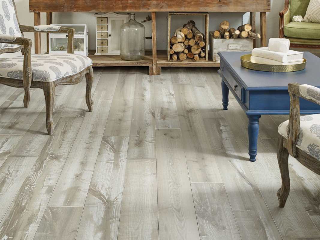 Shaw Reflections Maple 7" Wide Smooth Engineered Hardwood Flooring, ScufResist Platinum + Repel Finish — Carton, 23.58 sq. ft. - Image 4