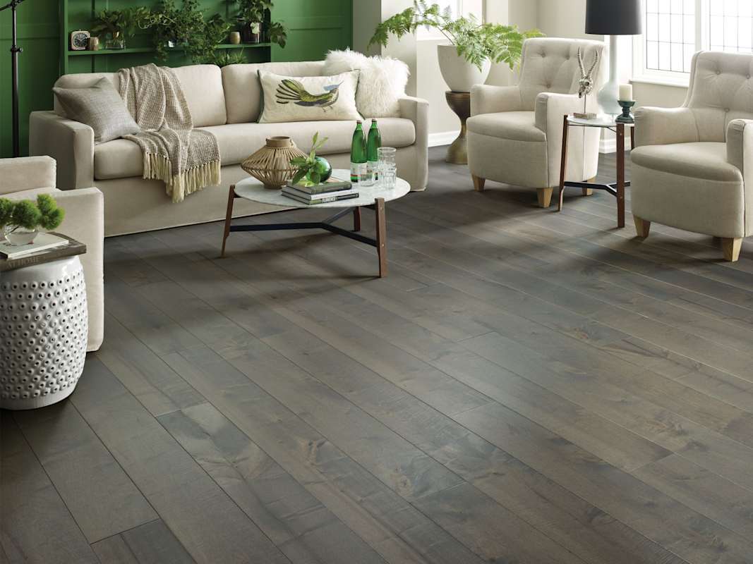 Shaw Reflections Maple 7" Wide Smooth Engineered Hardwood Flooring, ScufResist Platinum + Repel Finish — Carton, 23.58 sq. ft. - Image 5