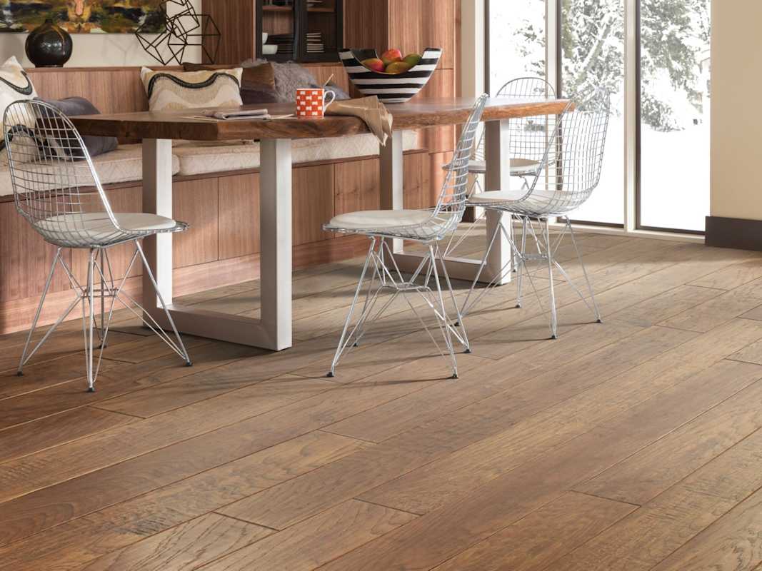 Shaw Sequoia Hickory 6-3/8" Handscraped Engineered Hardwood Flooring, Bravo – 30.48 SF per Carton - Image 3