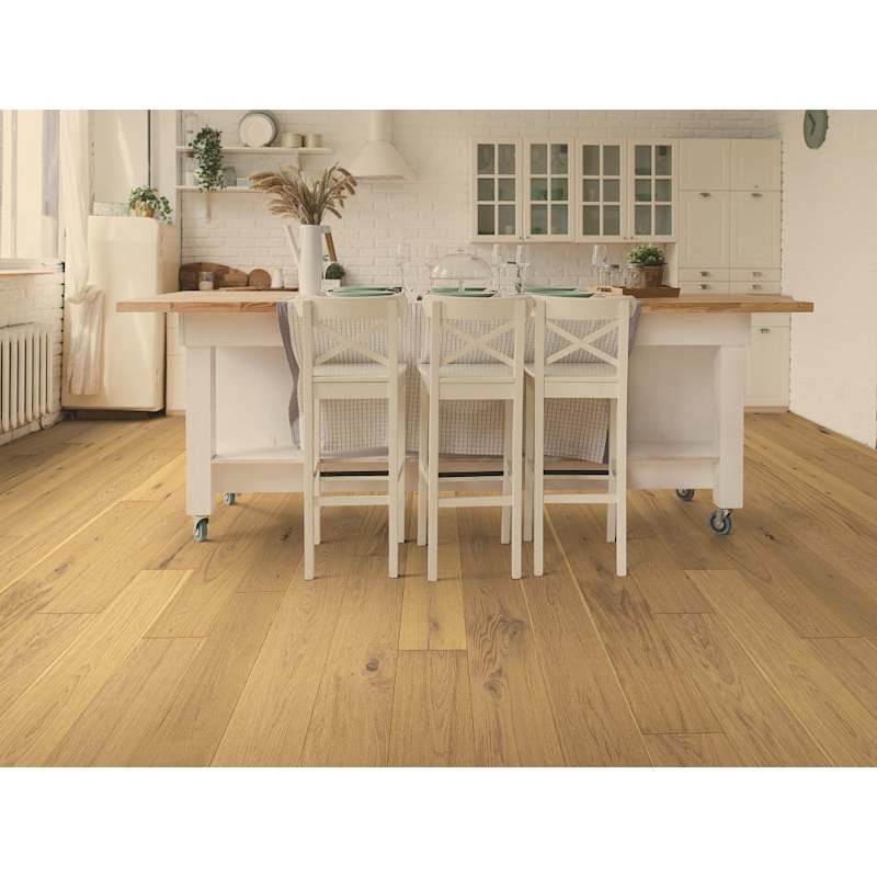Shaw Utmost 7.5" Wide Wire Brushed Engineered White Oak Flooring, Low Gloss – 1/2" Thick, Micro‑Beveled Edges – Sold by Carton (27.2 sq ft/carton) - Image 3
