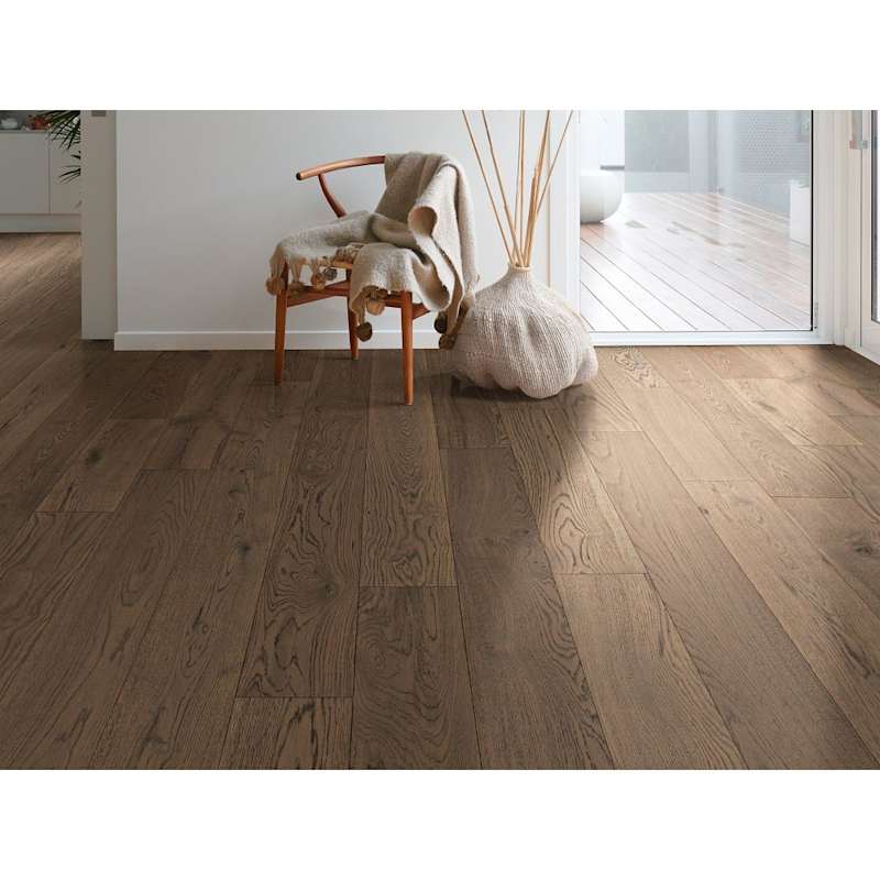 Shaw Utmost 7.5" Wide Wire Brushed Engineered White Oak Flooring, Low Gloss – 1/2" Thick, Micro‑Beveled Edges – Sold by Carton (27.2 sq ft/carton) - Image 6