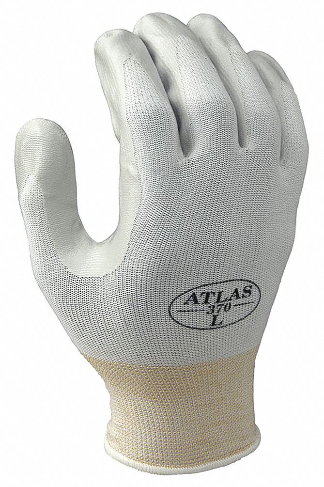 SHOWA Rough Nitrile Coated Gloves, Size L, ANSI Abrasion Level 4