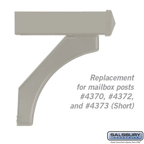 Silver Arm Kit Replacement for Deluxe Mailbox Posts #4373 and #4374 - Image 2