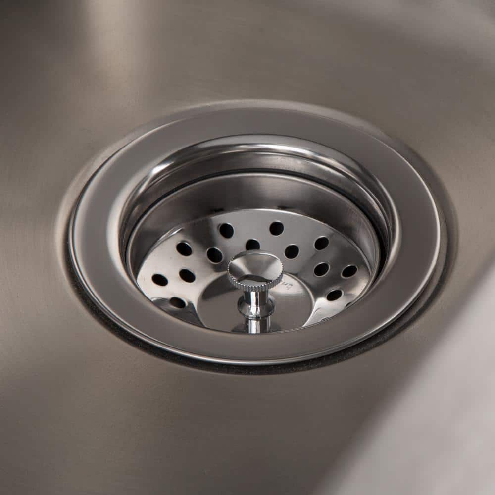 Simpli Home Darwin 28-Inch Utility Sink & Cabinet in White with Stainless Steel Sink - Image 4