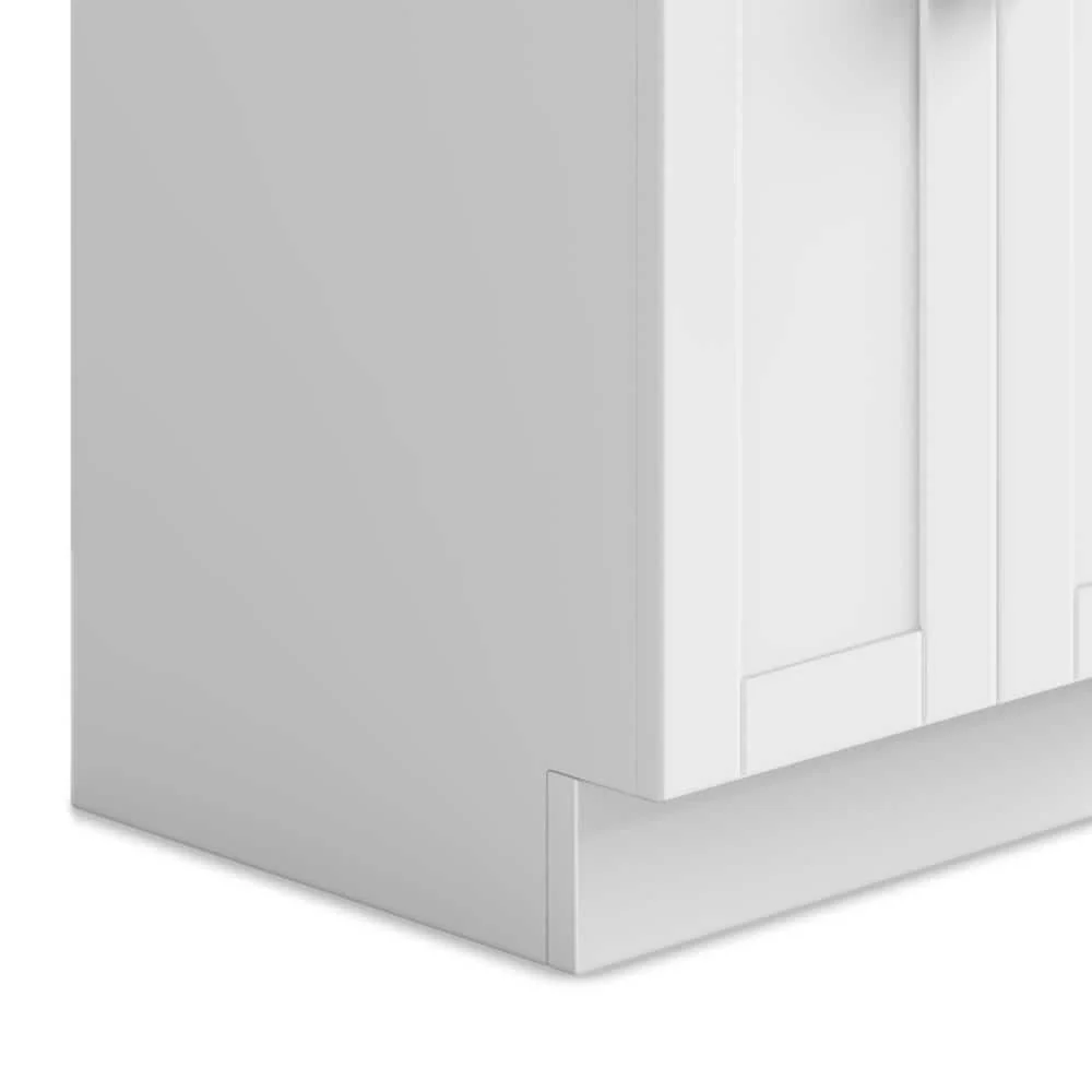 Simpli Home Hennessy 20" All-in-One Utility Laundry Sink with Cabinet in Pure White - Image 4