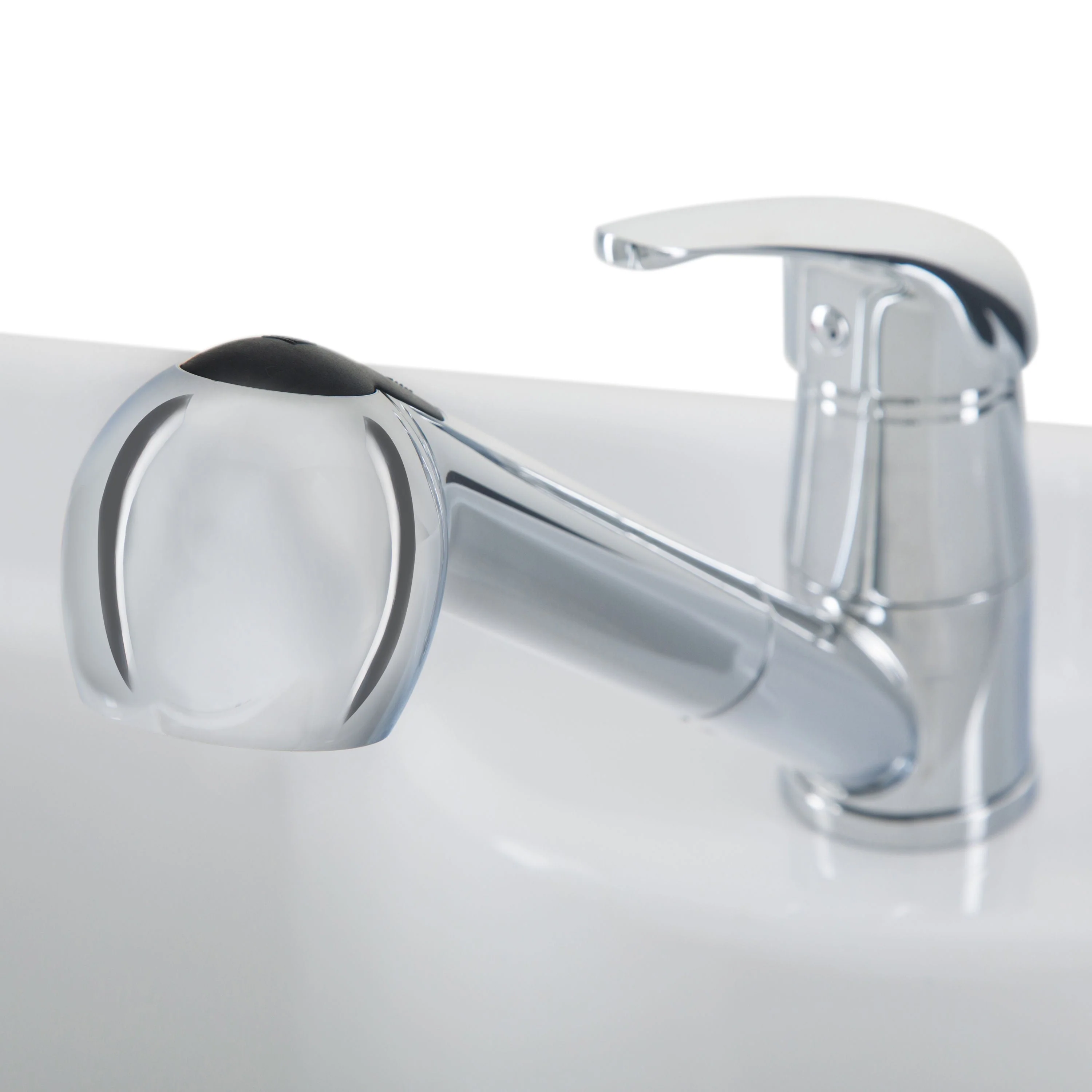 Simpli Home Kyle 23.8-in Freestanding Laundry Sink with Cabinet, Drain, and Faucet - Image 4
