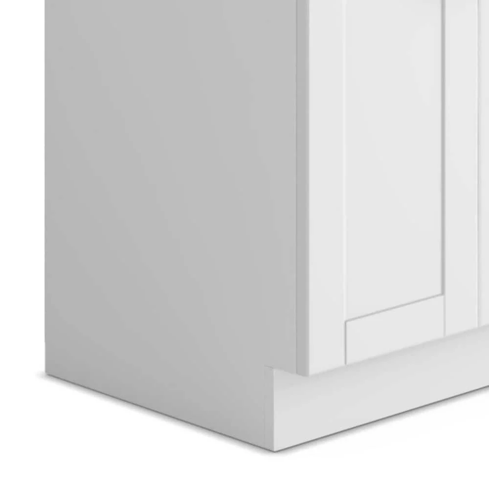 Simpli Home Kyle 24-inch Utility Laundry Sink with Cabinet in Pure White - Image 8
