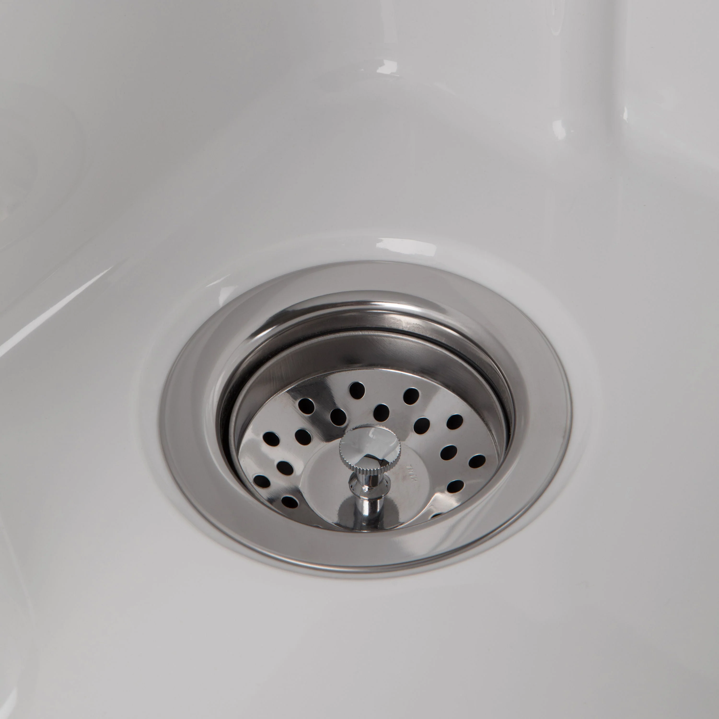 Simpli Home Maile Freestanding Pure White Laundry Sink with Cabinet, Drain, and Faucet - Image 3