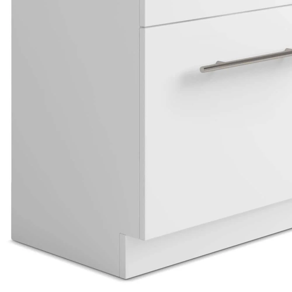 Simpli Home Metro 28-Inch Utility Laundry Sink with Cabinet in Pure White - Image 4