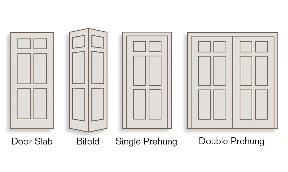 SIMPSON 36-in x 80-in Unfinished Wood Front Door with Clear Glass - Image 4