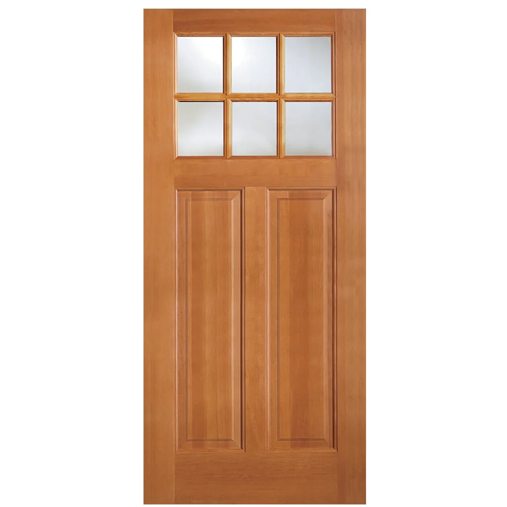 SIMPSON 36-in x 80-in Wood 1/4 Lite Unfinished Front Door Slab