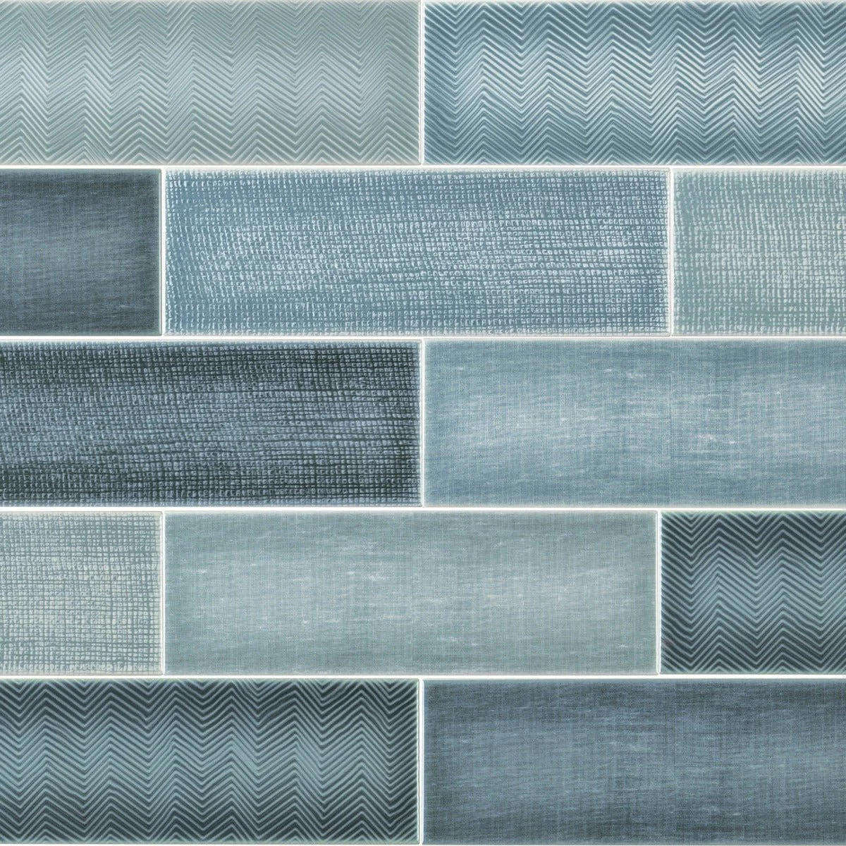 Splendor Blue 4x12 Polished Ceramic Subway Tile - Made in Spain - Image 2