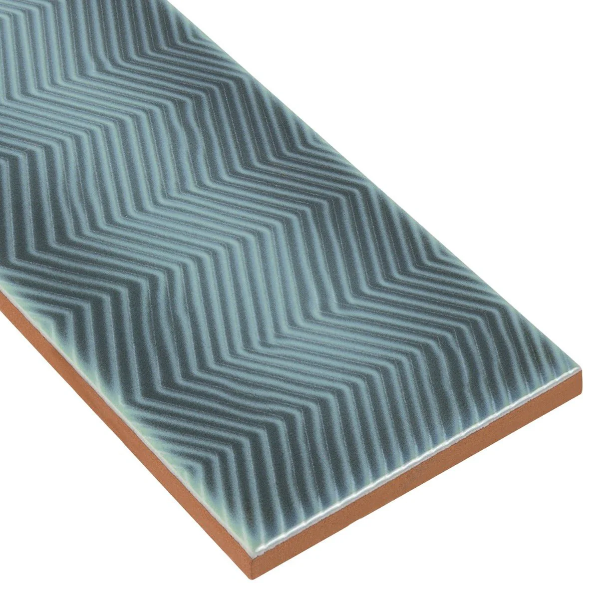 Splendor Blue 4x12 Polished Ceramic Subway Tile - Made in Spain - Image 4
