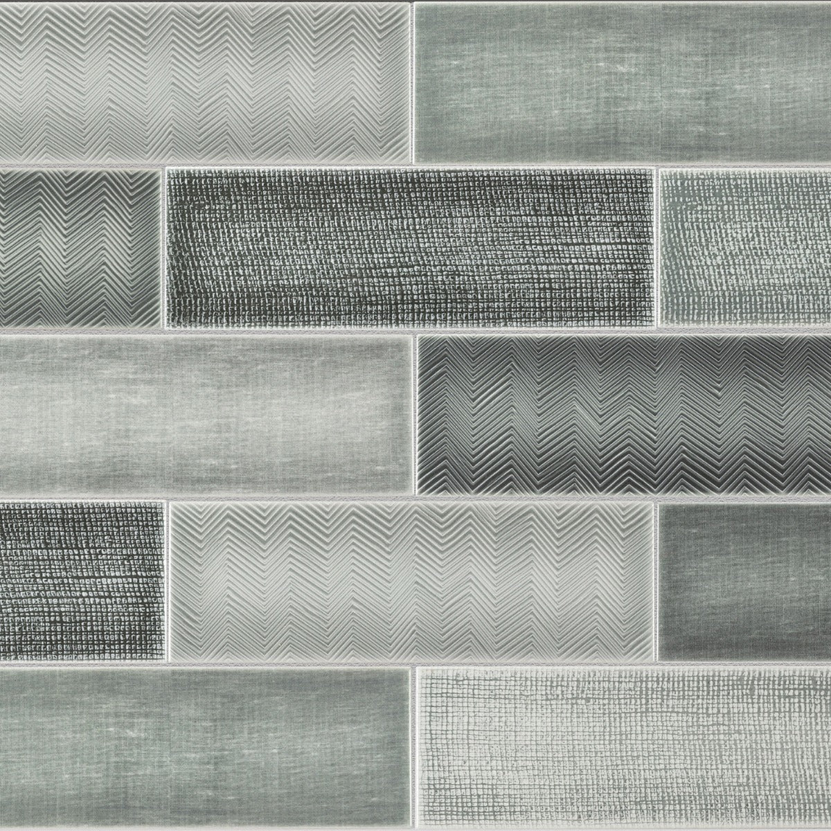 Splendor Gray 4x12 Polished Ceramic Subway Tile - Tilebar - Image 2